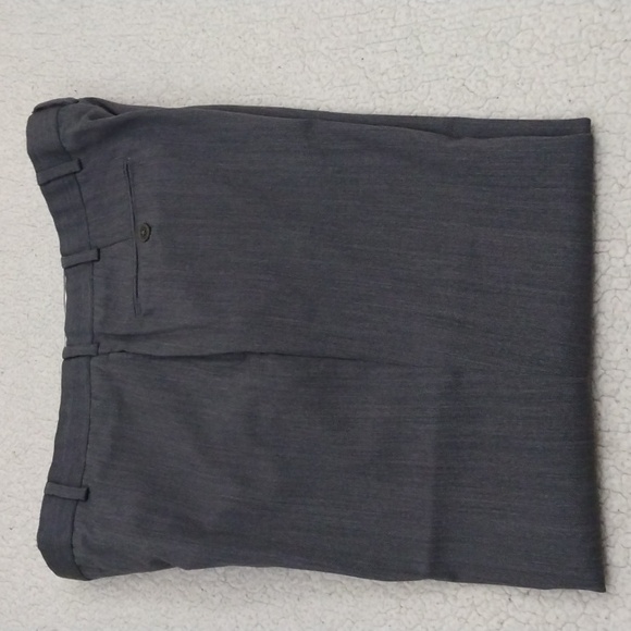 Brooks Brothers Gray Worsted Wool Pants (Madison Fit)35 - 28.25